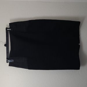 Black pencil skirt
